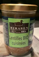 Lentille bio cuisinées