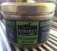 Pâté de Campagne BIO Pur Porc