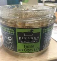 Terrine aux cèpes bio