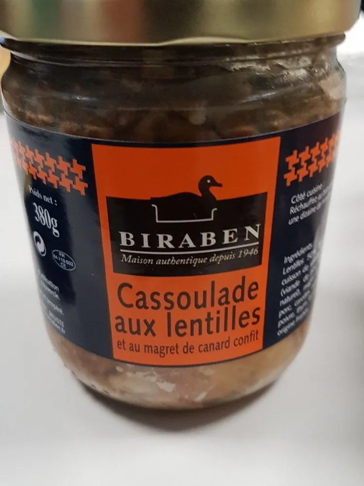 Cassoulade aux lentilles