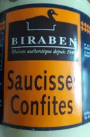 saucisses confites