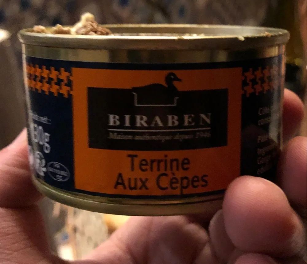 Terrine aux cepes