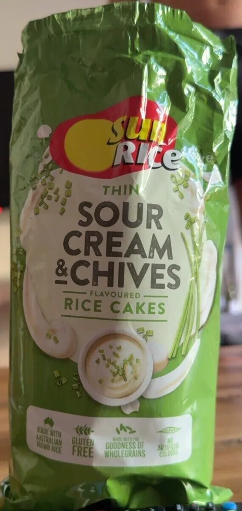 Sour Cream & Chives Rice Cakes