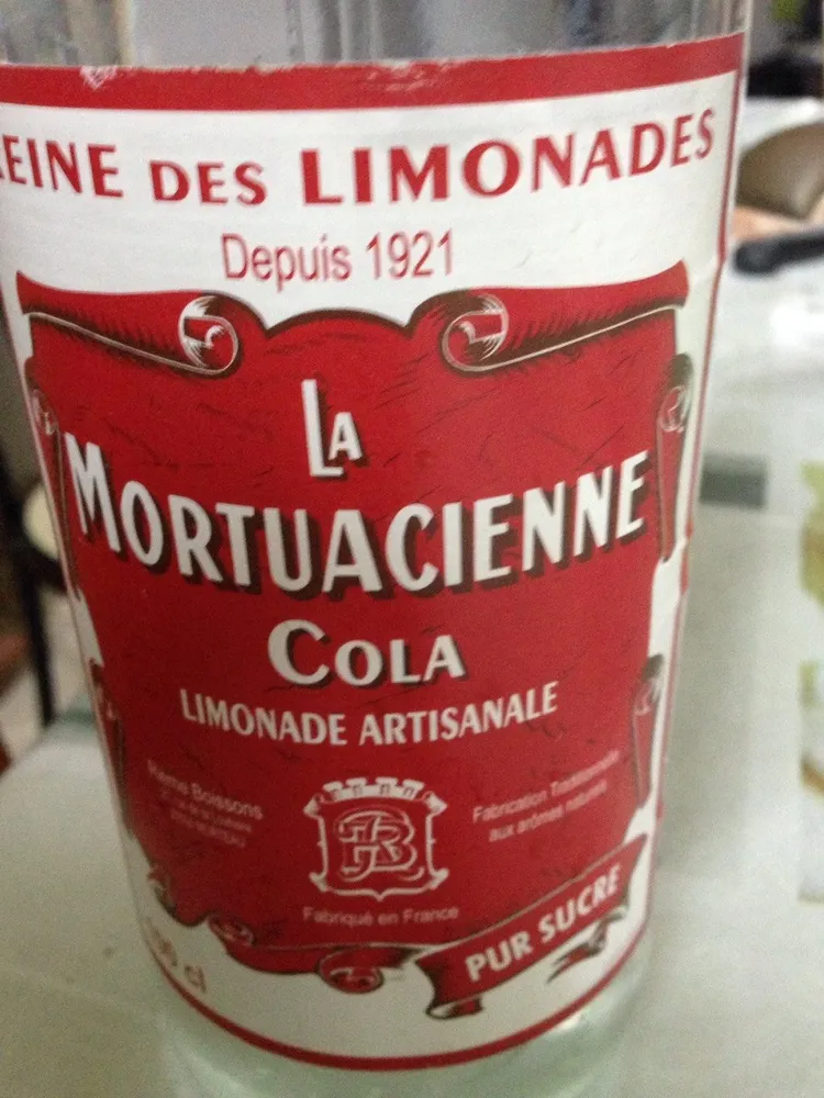 La Mortuacienne Cola, limonade artisanale