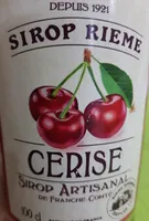 Sirop Rieme de cerise artisanal