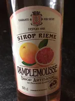 Sirop de pamplemousse rose RIEME