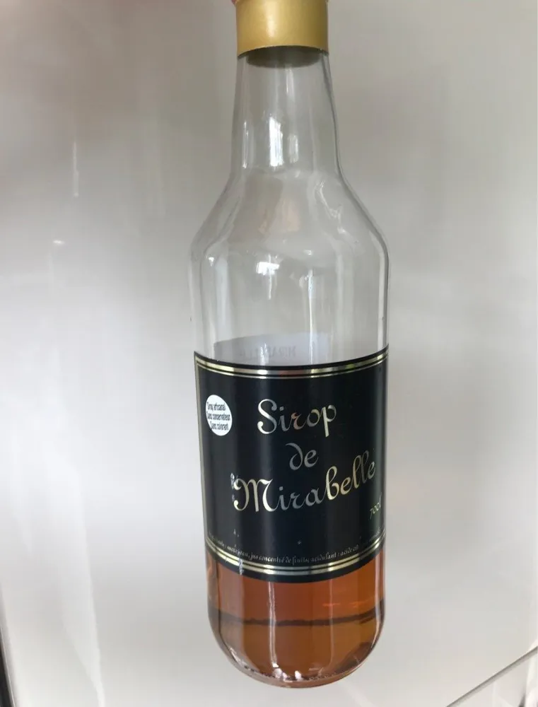 Sirop de mirabelle