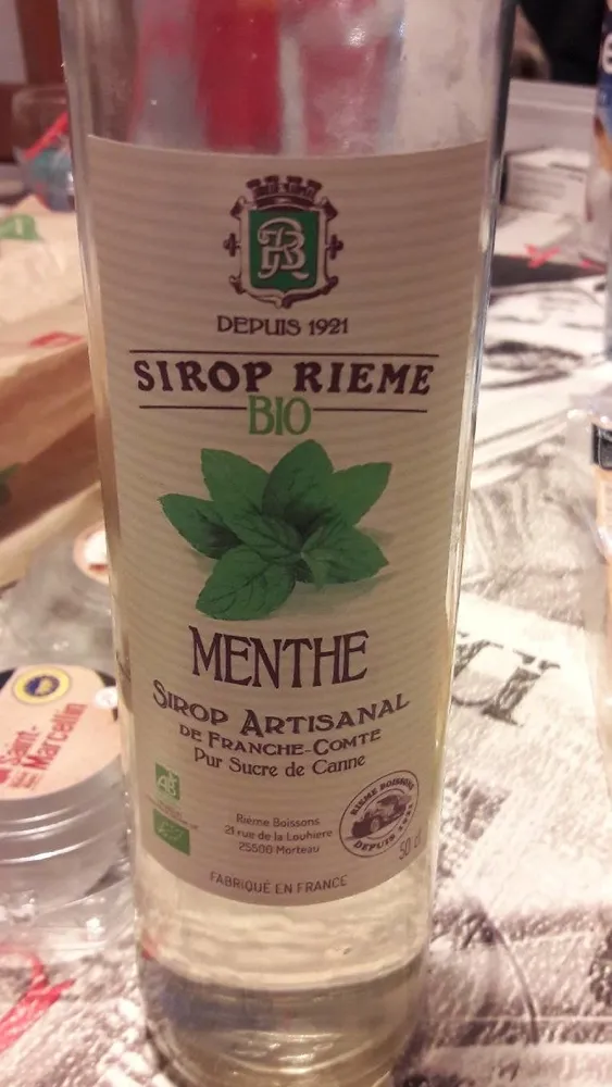 Sirop artisanal
