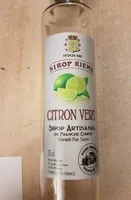 Sirop rieme citron vert