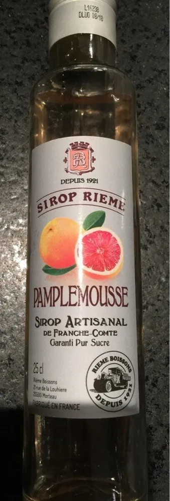 Sirop pamplemousse