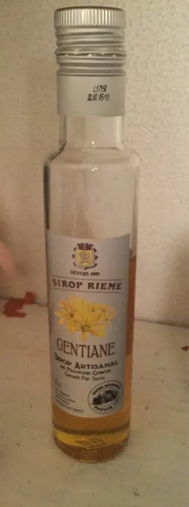 Sirop de Gentiane
