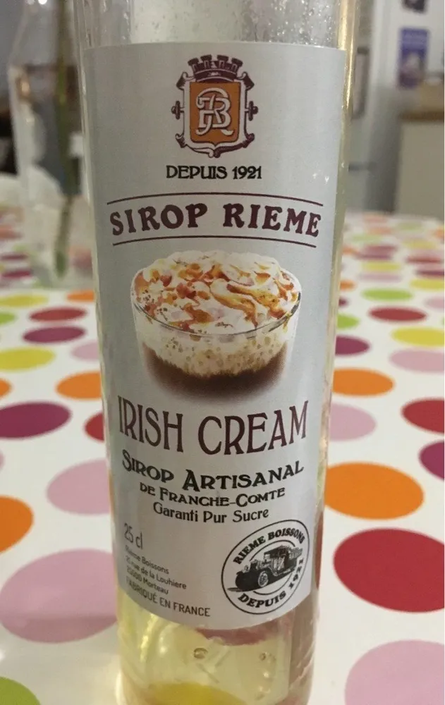 Sirop Irish Cream