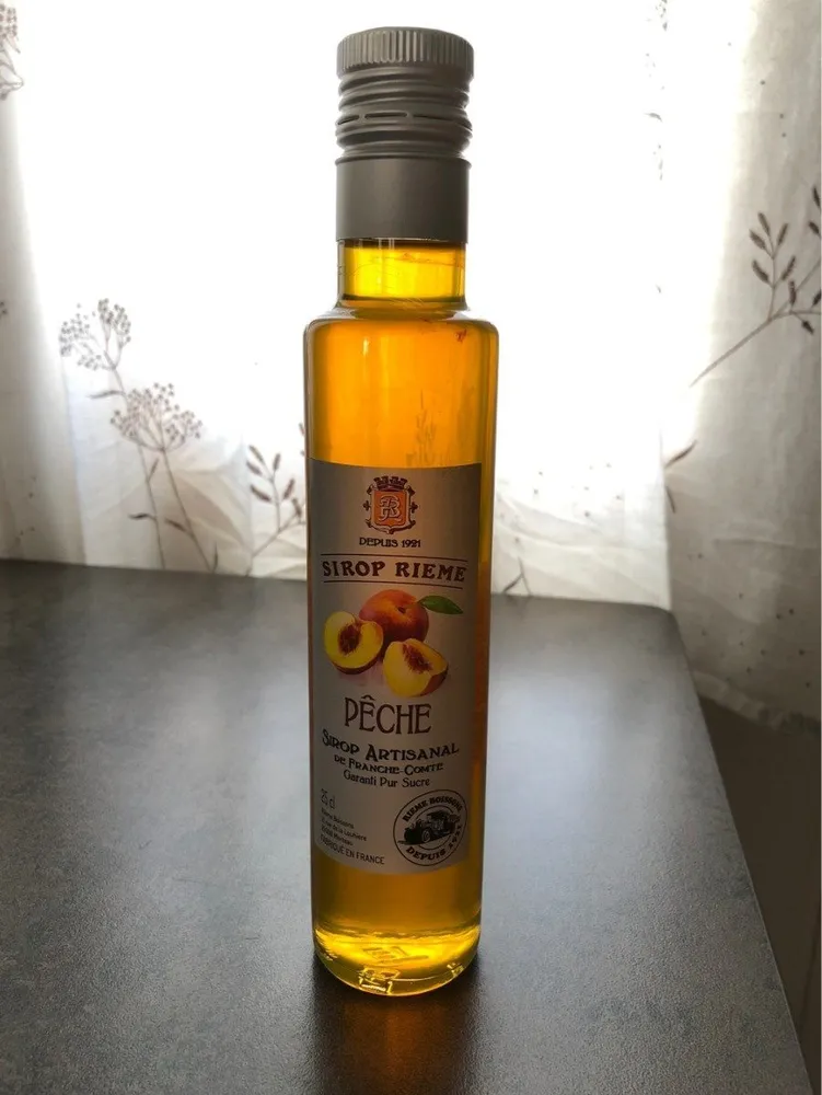 Sirop de pêche artisanal