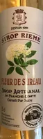 Sirop rieme fleur de sureau