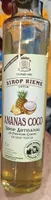 Sirop ananas coco