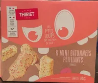 Mini bâtonnets pétillants vanille