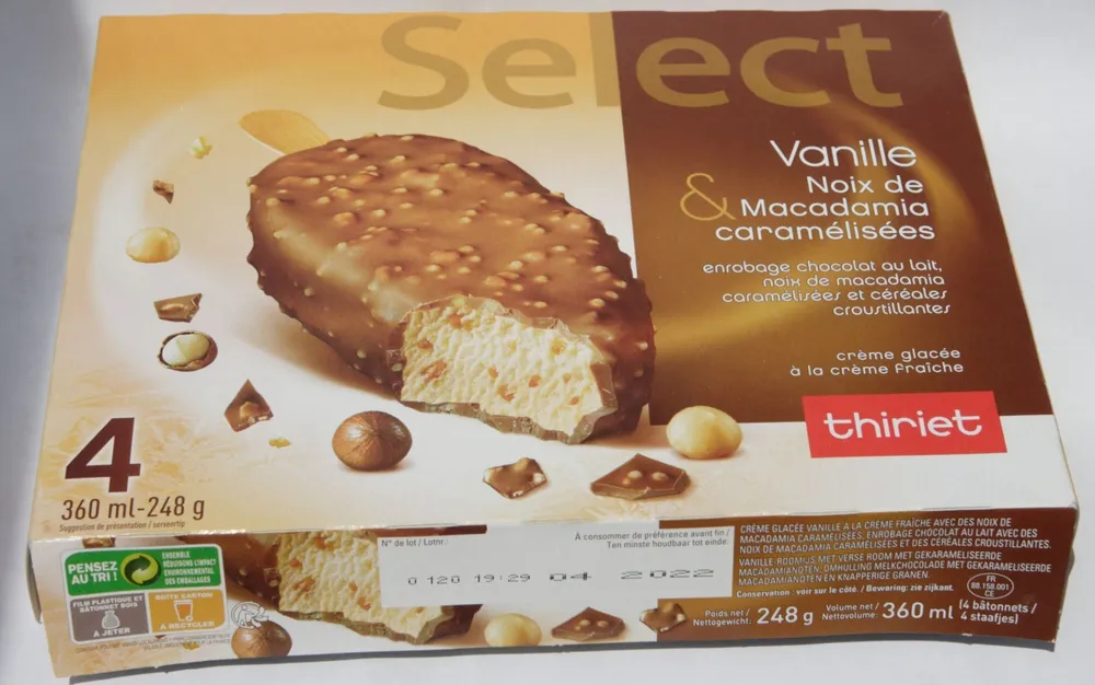 Select Vanille et Noix de Macadamia Caramélisées