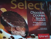 Select chocolat cookies et sauce au chocolat
