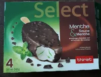 Bâtonnets menthe chocolat