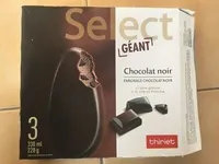 Crème glacée sélect géant chocolat noir