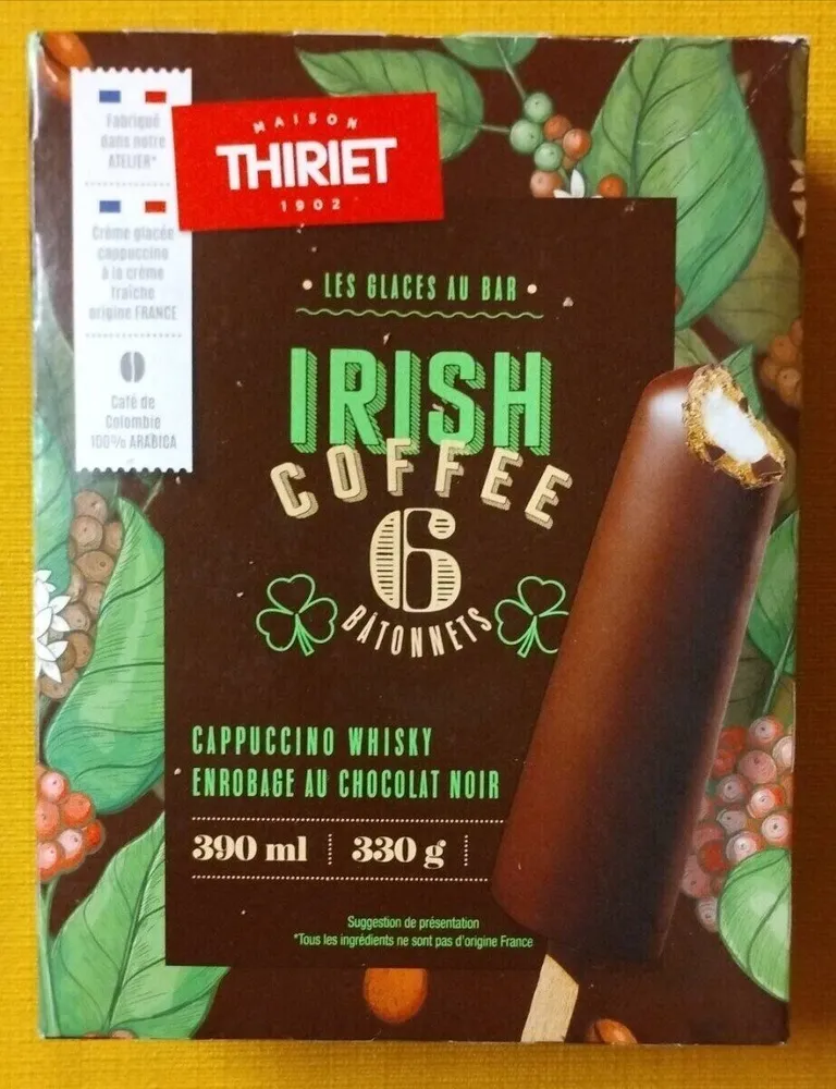 Irish Coffee 6 batonnets