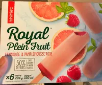 Royal plein fruits framboise et pamplemousse