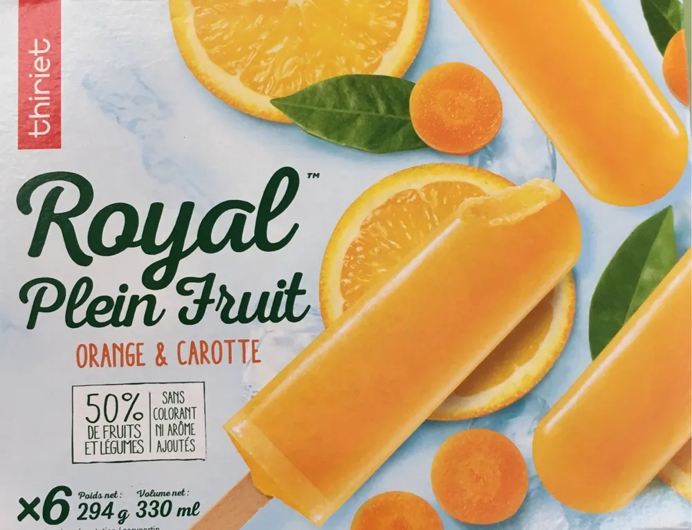 Royal plein fruit orange&carotte
