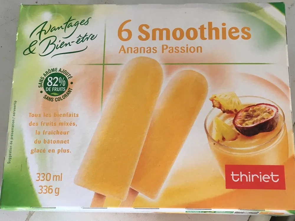 Smoothies ananas passion
