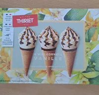 Mini cornets vanille