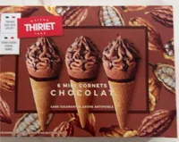 Mini cornets chocolat