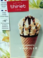 6 Cornets vanille