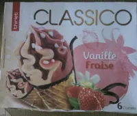 Cornet Classico Vanille Fraise