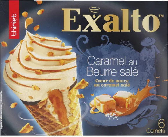 Cornets Exalto caramel au beurre salé