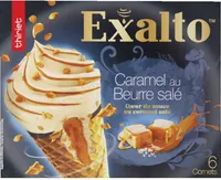 Cornets Exalto caramel au beurre salé