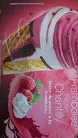 Cornets Exalto framboise façon chantilly