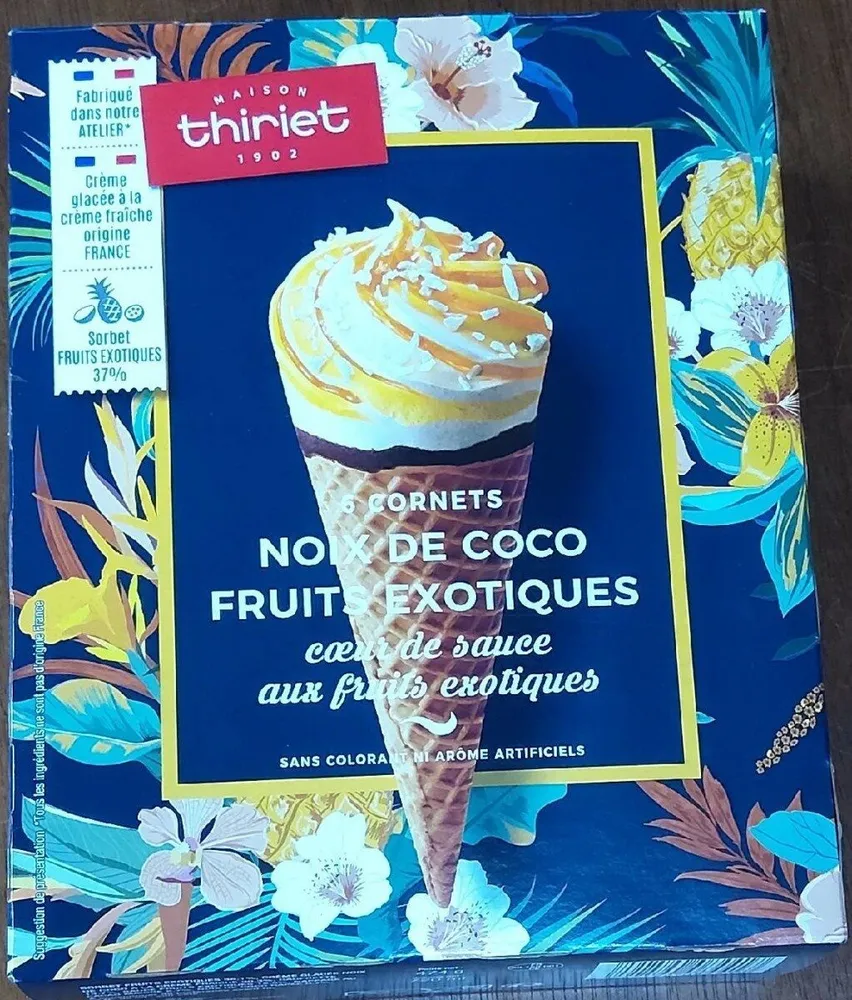 Cœur de sauce au fruits exotique