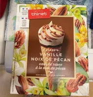 6 cornet vanille noix de pecan