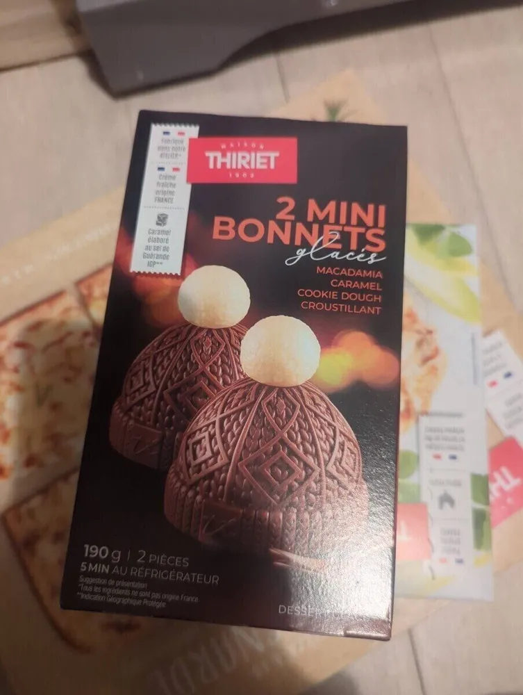 2 mini bonnets glacés