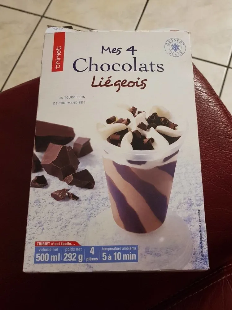 Mes 4 Chocolats Liégeois