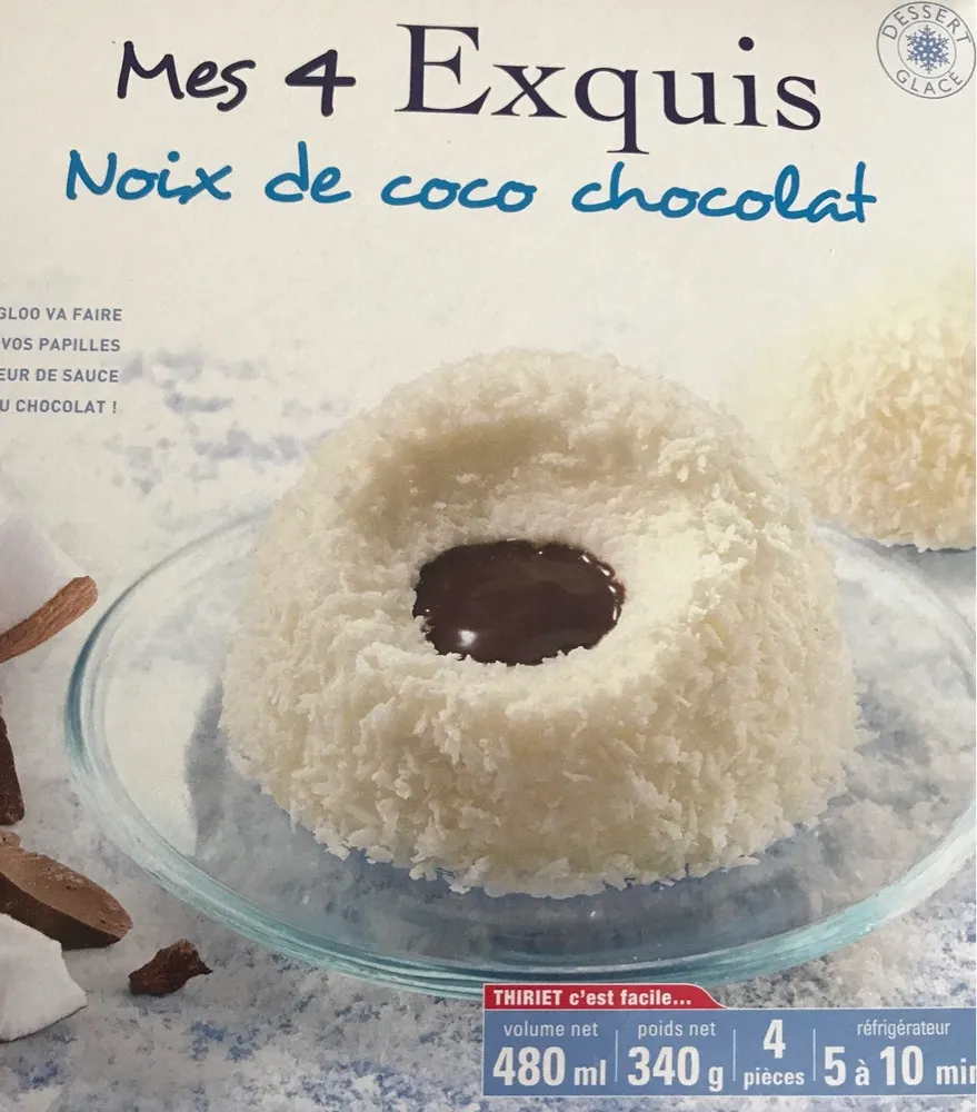 Exquis Noix de coco chocolat