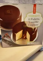 4 palets vanille cognac