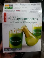 4 Mignonnettes au Marc de Champagne