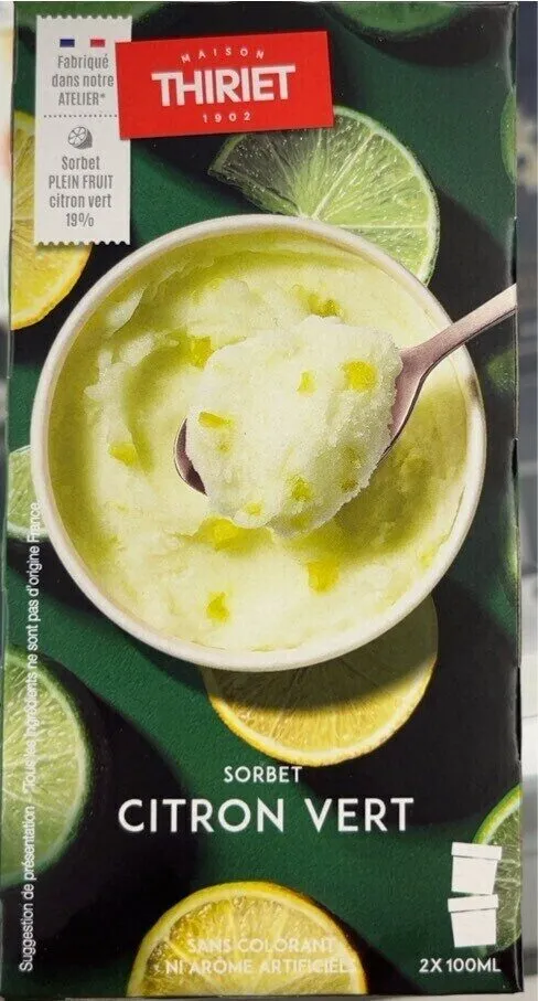 2x100ml Sorbet citron vert