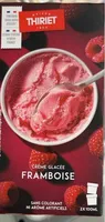 2x100ml crème glacée framboise