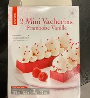 2 mini vacherins framboise vanille