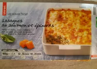 Lasagne saumon et epinard