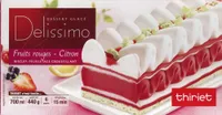 Dessert glacé Delissimo Fruits Rouges Citron Biscuit