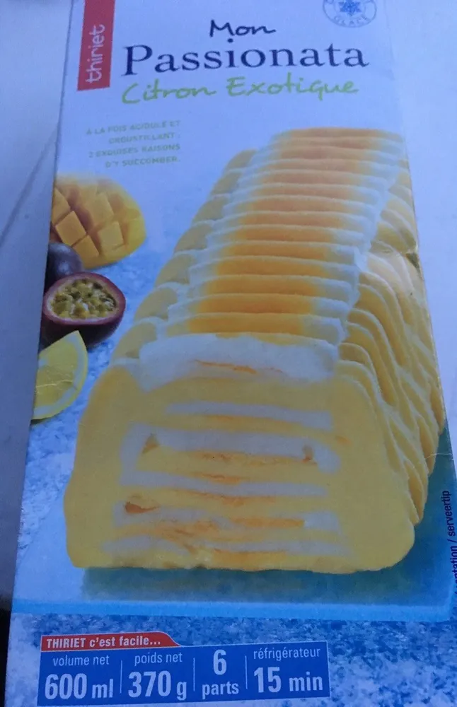 Mon Passionnata citron exotique