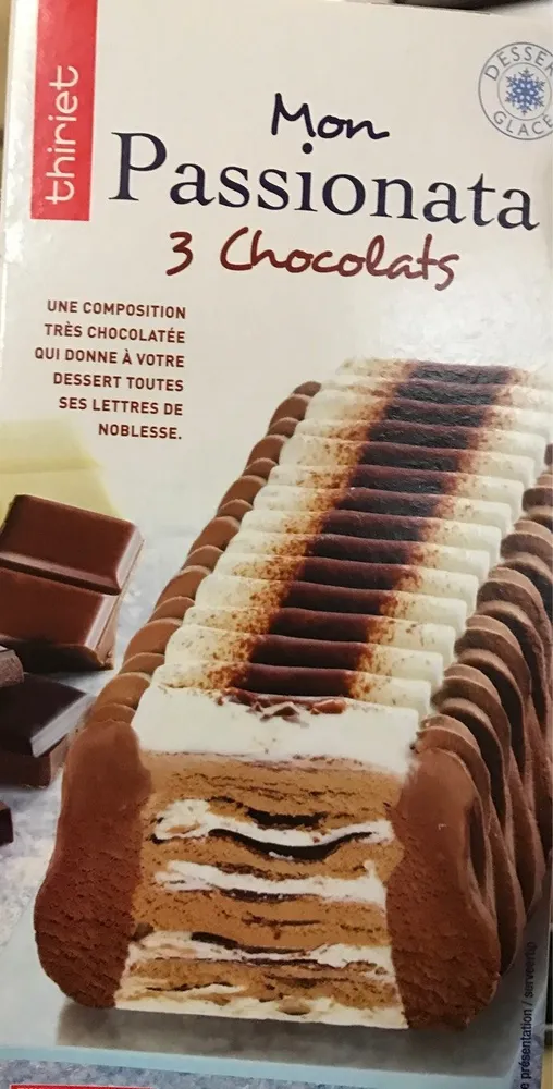 Mon passionata 3 chocolats