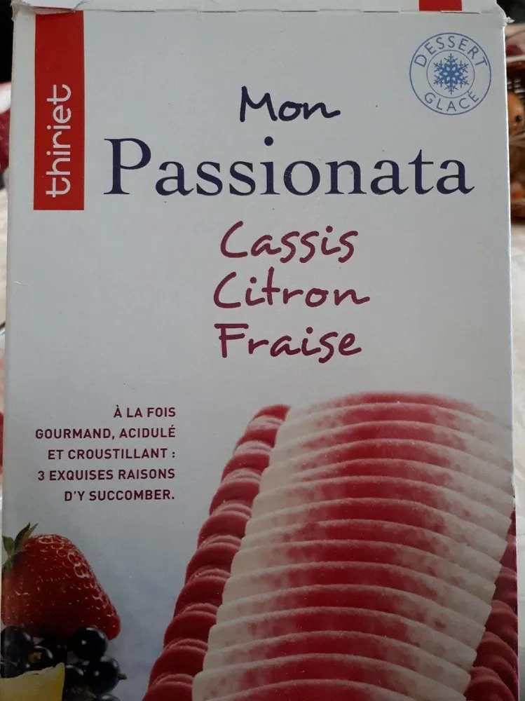 Mon Passionata cassis citron fraise